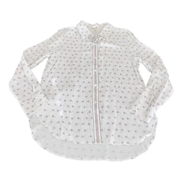 MAX STUDIO button down long sleeve shirt size M - Picture 4 of 11